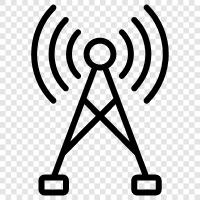 wifi, cell phone, Bluetooth, WiMAX icon svg