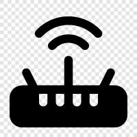 WiFi, cellular, Bluetooth, satellite icon svg