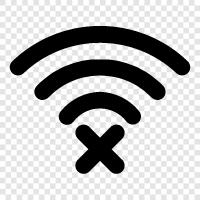 wifi deaktiviert, wifi ausgeschaltet, wifi getrennt, wifi ausgeschaltet für spezifische symbol