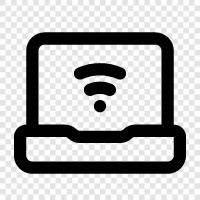 wifi, laptop, wireless, 802.11 icon svg