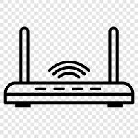 WiFi, маршрутизатор, сеть, безопасность сети Значок svg