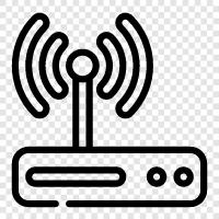 wifi, routers, wifi connection, router icon svg