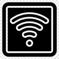 wifi yönlendirici, wifi anten, wifi sinyali, wifi aralığı ikon svg