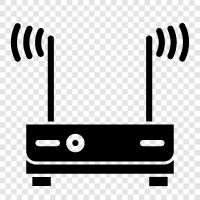 Wifi Router, Wifi Verbindung, Wifi Router Verbindung, Wifi Internet symbol