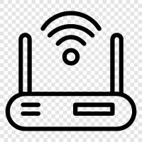 wiFi сигнал, wiFi пароль, WiFi маршрутизатор, wiandrea Значок svg