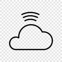 wifi, cloud wifi icon svg