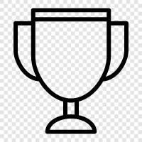 win, trophy, accomplishment, award icon svg