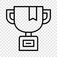 Sieg, Champion, Trophäe, Leistung symbol