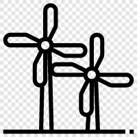 wind power, wind turbines for sale, wind power for sale, wind farm icon svg