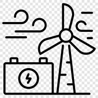 wind power, wind turbines, energy, sustainable icon svg