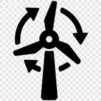 Windkraftanlage symbol