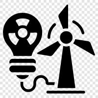 wind turbines, wind energy, clean energy, renewable energy icon svg