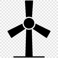 wind turbines, solar power, sustainable energy, renewable energy icon svg