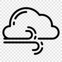 wind, weather, conditions, turbulence icon svg