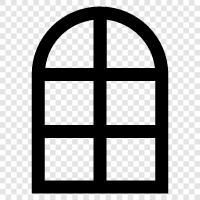 Fensterreiniger, Fensterreinigung symbol