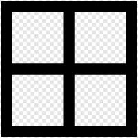 window panes, window treatments, window coverings, window treatments for small icon svg