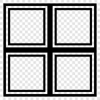 Windows 10, Deep Window icon svg