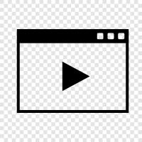 Fenstermedienspieler, Player, Video, Film symbol