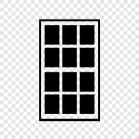 windows, opening, closing, curtains icon svg