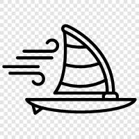 windsurfing, windsurfing equipment, windsurfing lessons, wind icon svg