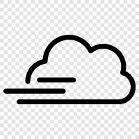 windy, clouds, weather, forecast icon svg