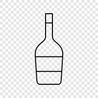 wine, bottle, white, red icon svg