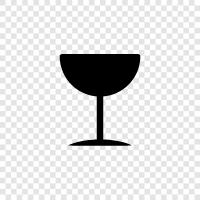 şarap, cam, stemware, şarap camı sap takımı ikon svg