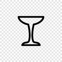 wine drinking glass, wine goblet, wine flute, wine cup icon svg