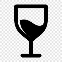 wine glass, whisky glass, champagne flute, drink glass icon svg