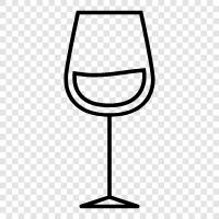 wine glasses, wine goblets, wine flutes, wine caraf icon svg