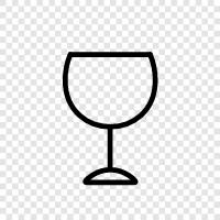 wine glasses, wine goblet, wine flute, wine carafe icon svg