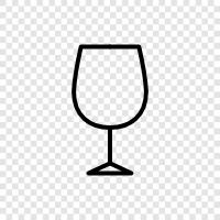 wine glasses, wine goblets, wine flutes, wine glass icon svg