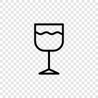 wine glasses, wine goblet, wine flute, wine sprit icon svg