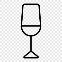 wine glasses, wine goblets, wine flutes, red wine glass icon svg