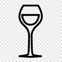 wine glasses, wine goblet, wine flute, wine cup icon svg