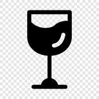 wine glasses, wine goblets, wine flutes, wine caraf icon svg