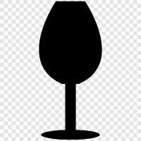 wine glasses, wine goblet, wine flute, wine cup icon svg