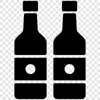 Wine Glasses, Wine Accessories, Wine Bottles icon svg