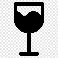 wine glassware, wine glasses, wine tumblers, wine goble icon svg