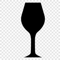 wine glassware, wine goblet, wine flute, wine sp icon svg