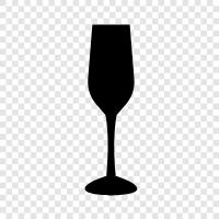 wine glassware, wine goblet, wine flute, wine t icon svg