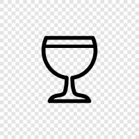 wine goblet, wine flute, wine cup, wine cupbe icon svg