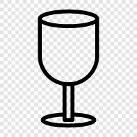 wine goblet, wine flute, wine tumbler, wine icon svg