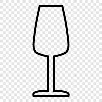 wine goblet, wine flute, wine tumbler, wine icon svg