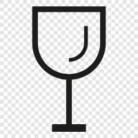 Wein, Glas, Weinglas, Stammware symbol