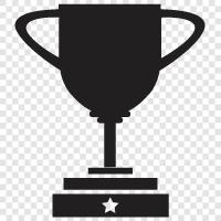 Wins, Achievements, Trophy icon svg