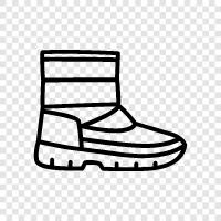 winterboots, wintershoes, snowshoes, snowboots icon svg