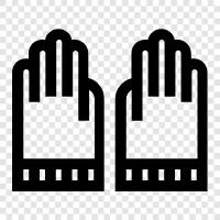 winter gloves, leather gloves, work gloves, gardening gloves icon svg