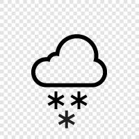 Winter Storm, Blizzard, Whiteout, Heavy Snow icon svg