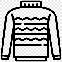 winter sweater, cable knit sweater, cashmere sweater, wool sweater icon svg